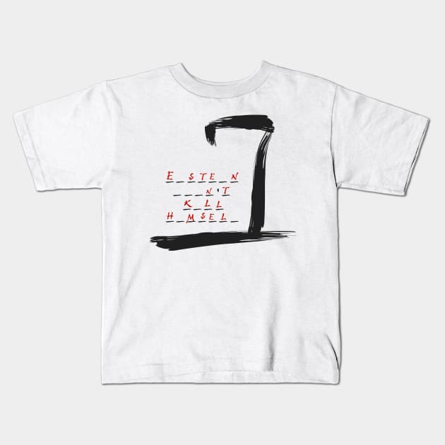 Hangman Epstein Kids T-Shirt by justaJEST